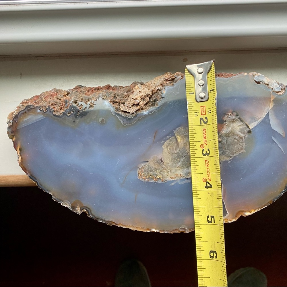 Agate polished flat stone - Picture 6 of 8